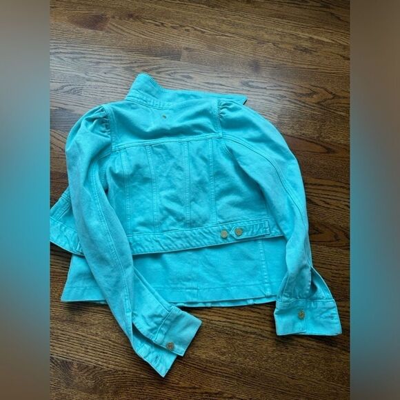 Free People Lottie Top & Skirt Tiffany Blue Set Size Small - Picture 7 of 9